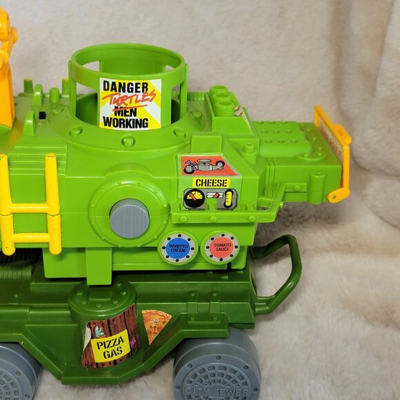 Teenage Mutant Ninja Turtles Pizza Thrower Vintage - Display Or Parts Only - Picture 3 of 15